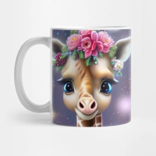 Baby Giraffe Graphic Mug